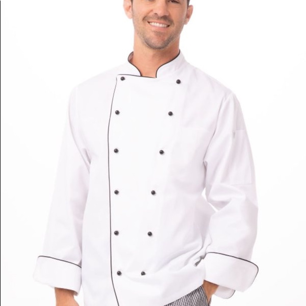 Chef Works Chef coat NWT - Picture 4 of 7